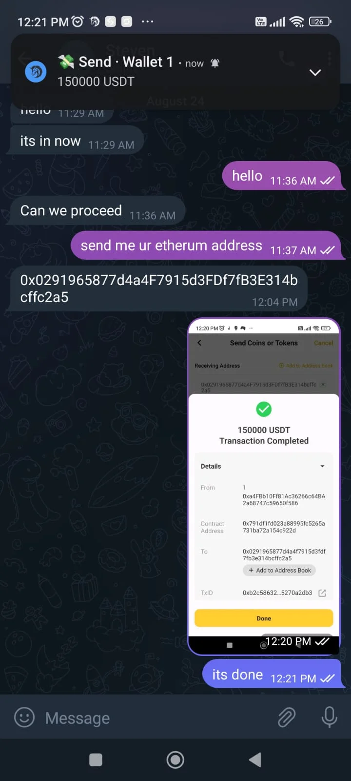 Flash Btc Send